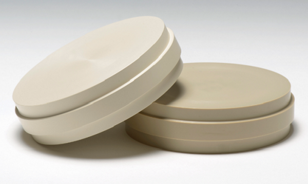 Juvora dental disc in Oyster White and Natural color