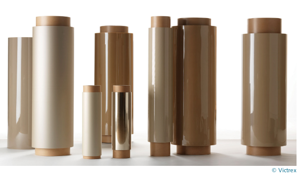APTIV™ film incorporates all of the outstanding properties of VICTREX™ PEEK polymer in a thin-film format © Victrex thin-film